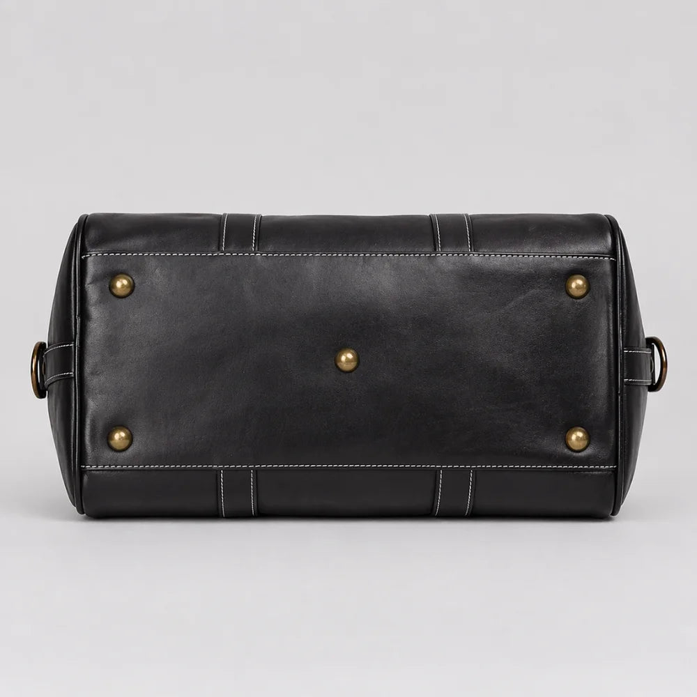 Petit sac de voyage en cuir design vintage — Le Venise