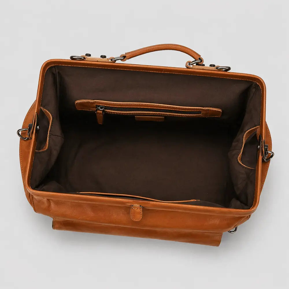 Sac de voyage en cuir style intemporel — Le Monaco