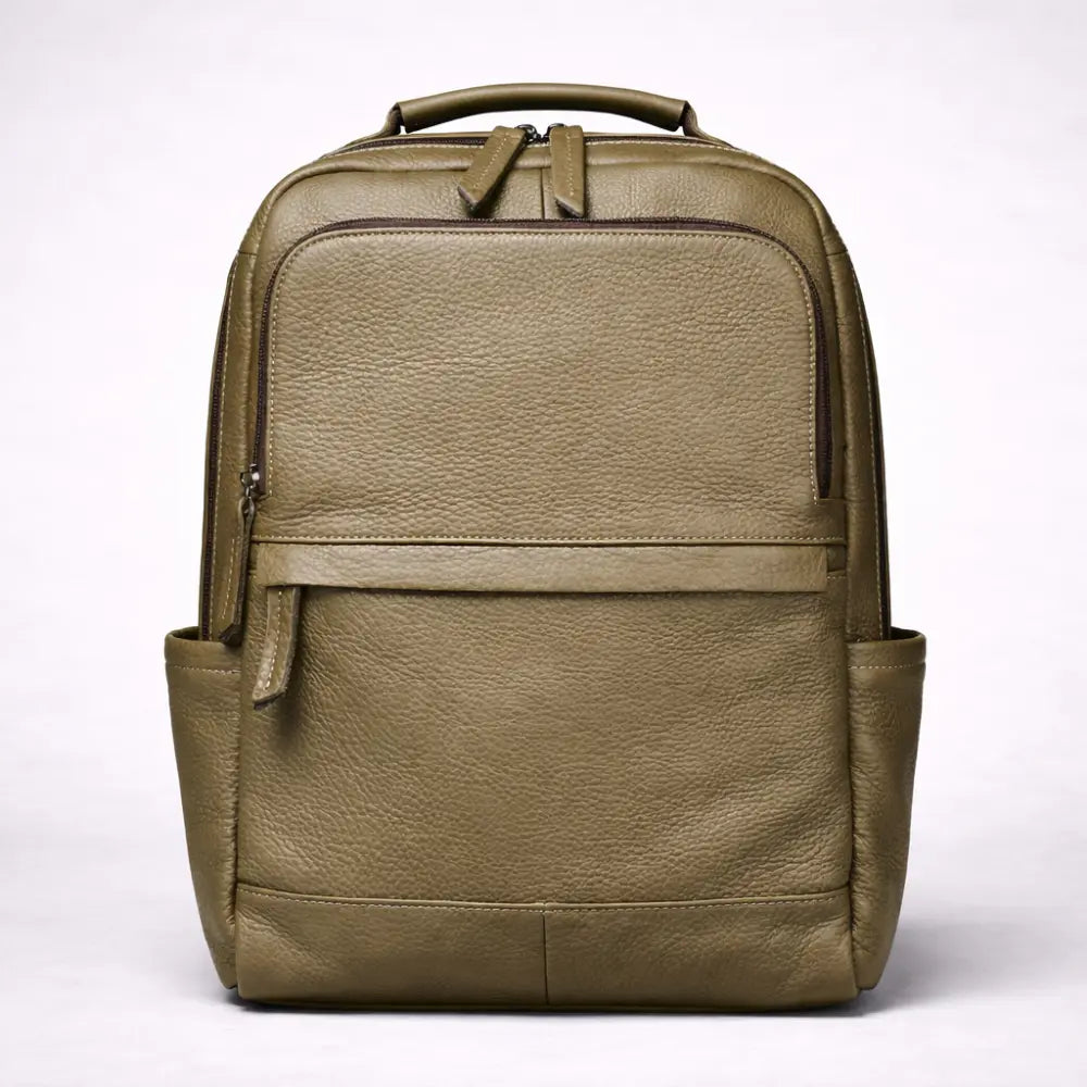 Sac week end à dos en cuir style vintage — Le Rhodes