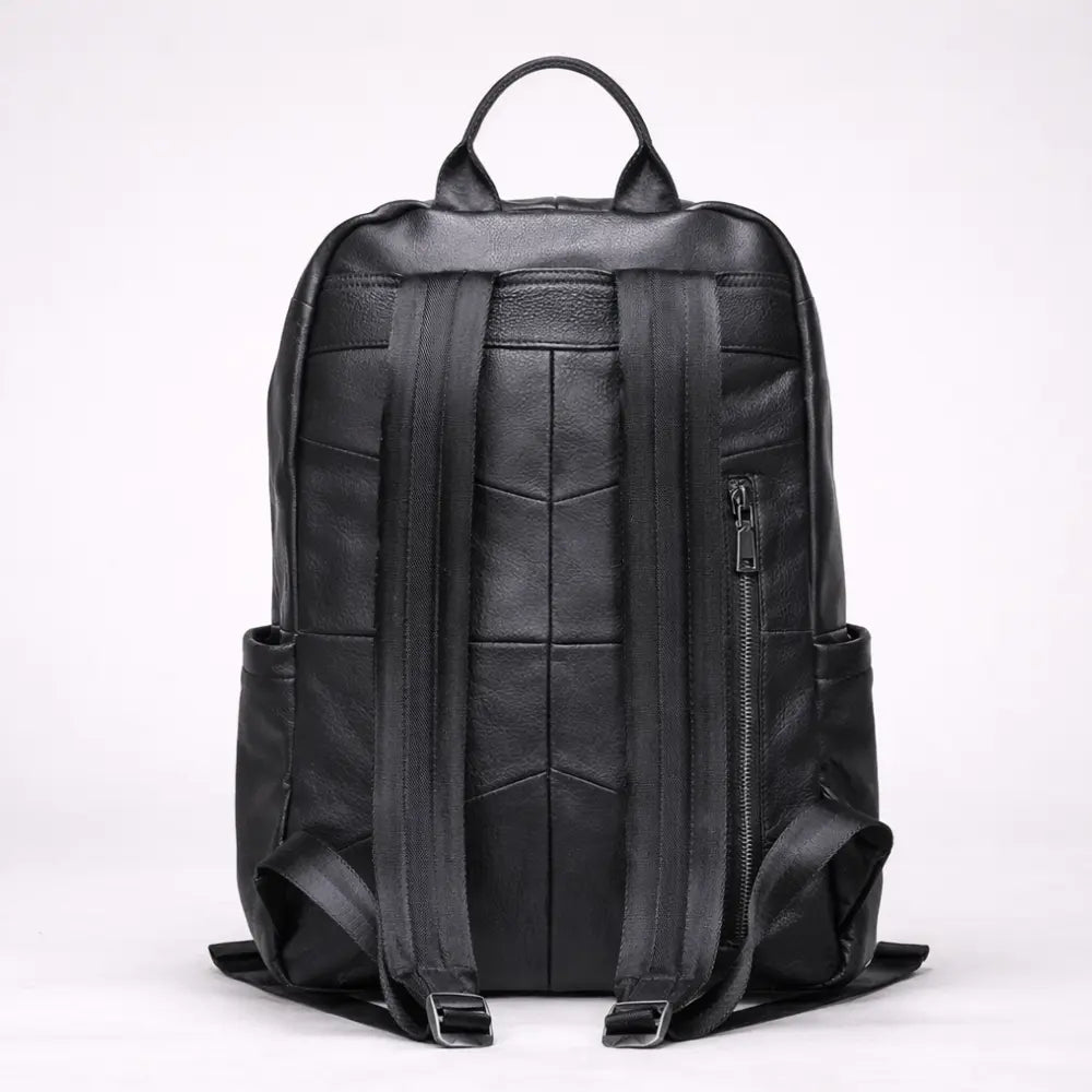 Sac à dos de voyage en cuir unisexe — Le Tallinn