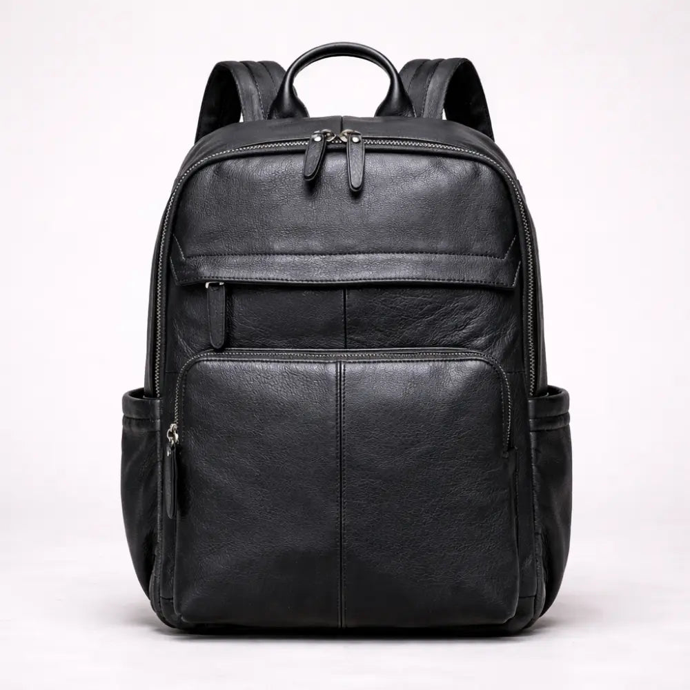 Sac à dos de voyage en cuir unisexe — Le Tallinn