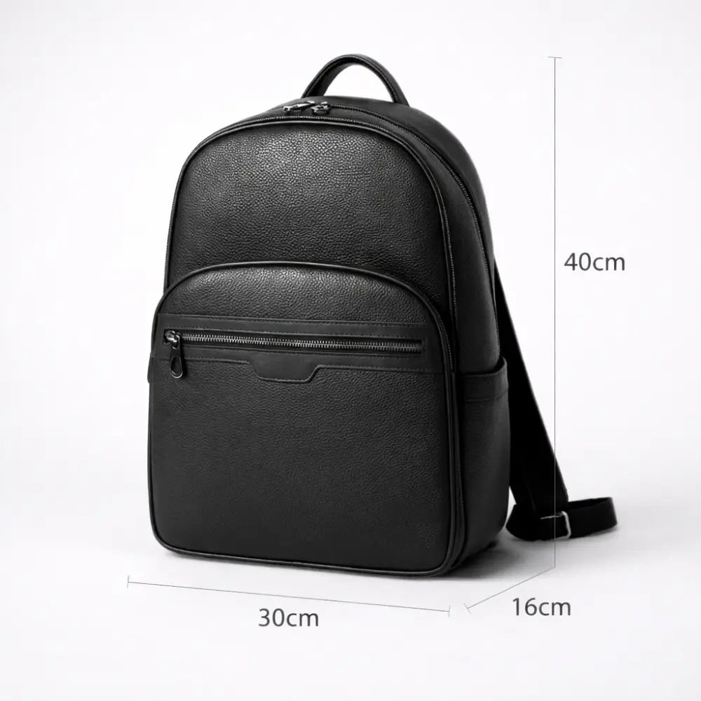 Sac week end à dos en cuir minimaliste — Le Berlin
