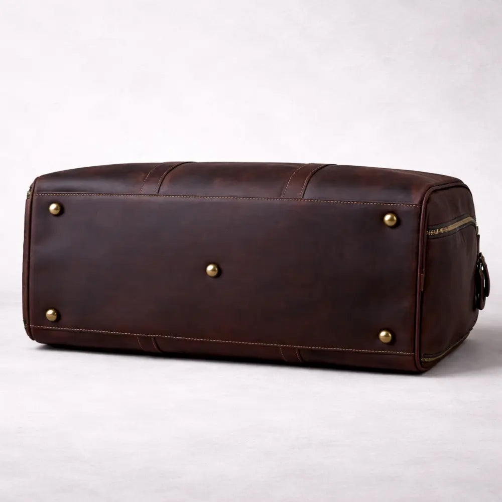 Sac de voyage en cuir style vintage — Le Sienne