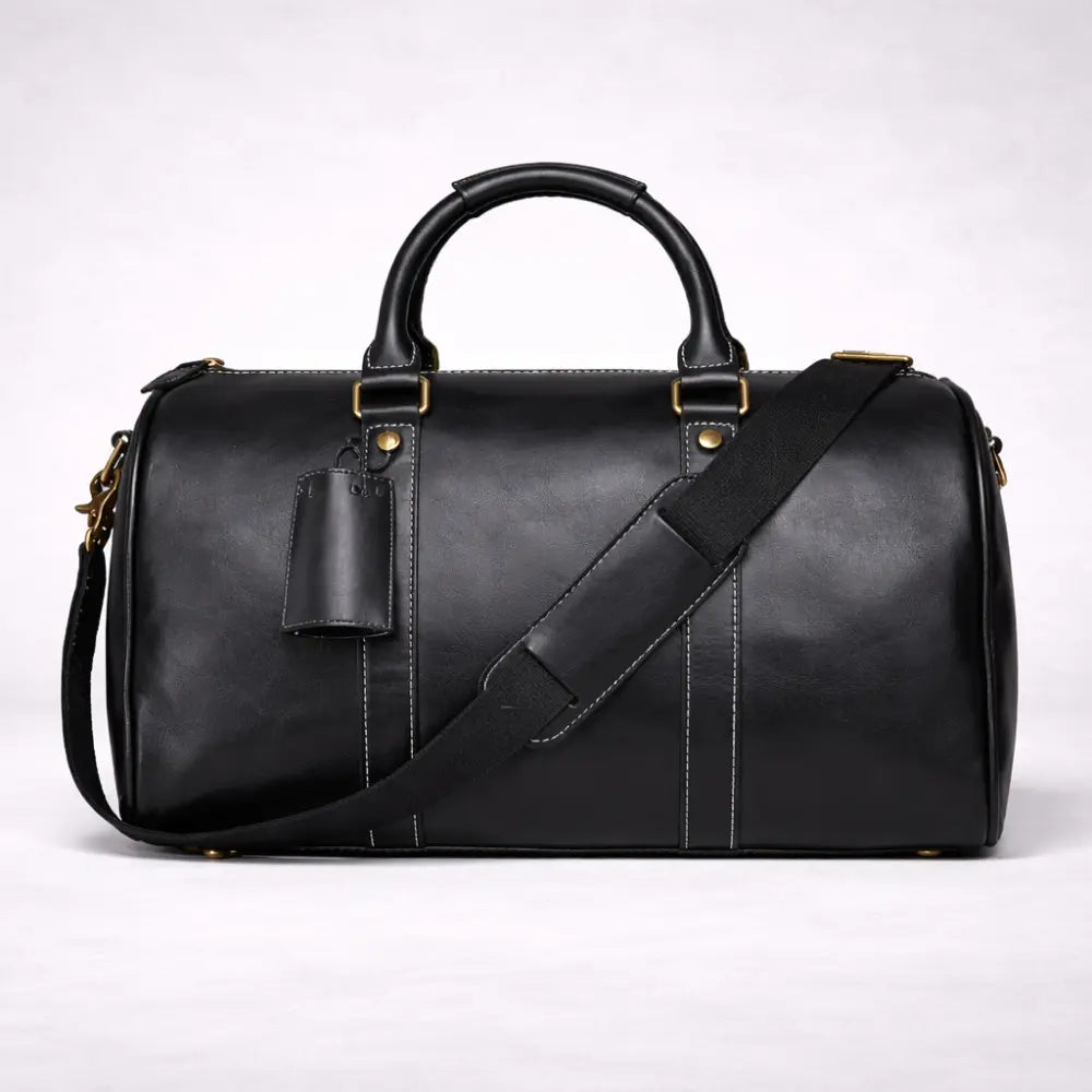 Petit sac de voyage en cuir design vintage — Le Venise