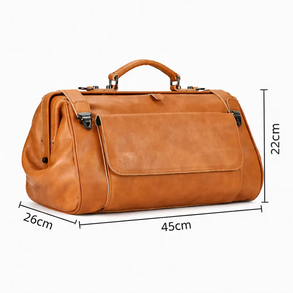 Sac de voyage en cuir style intemporel — Le Monaco